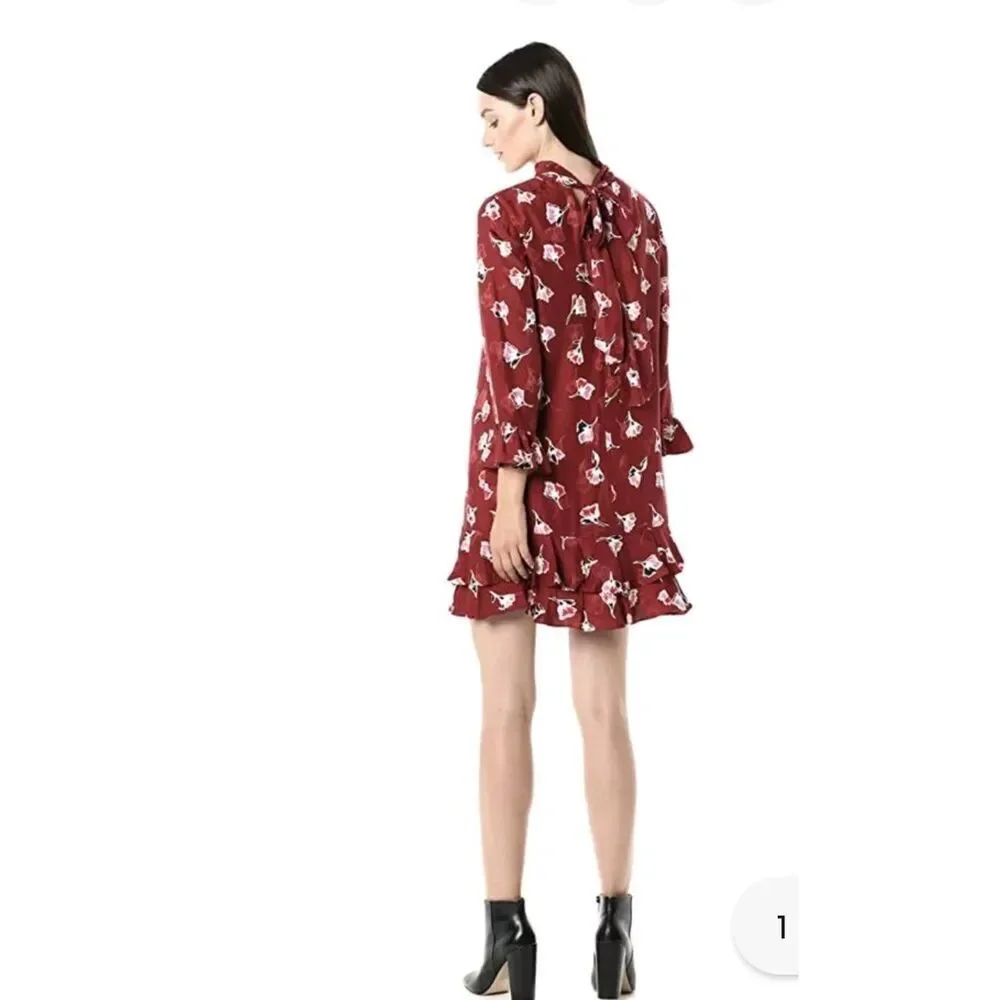 Rebecca Taylor Ikat Paintbrush Silk Dress Size 0 - Picture 2 of 8